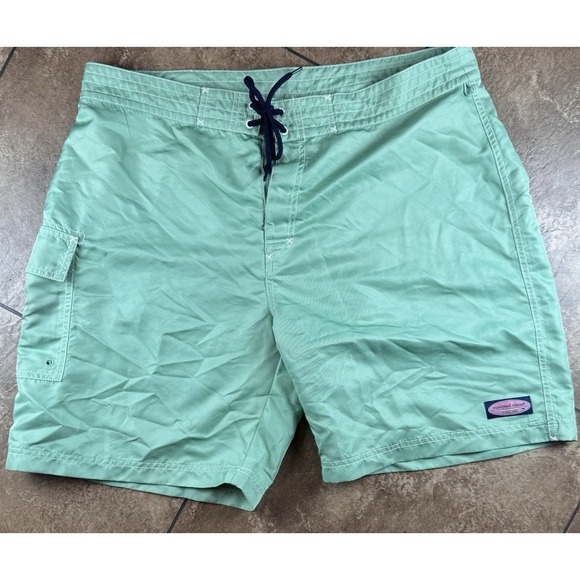 Vineyard Vines Other - Vineyard Vines Stretchy Board Shorts Swim Trunk Green Men's 38 EUC